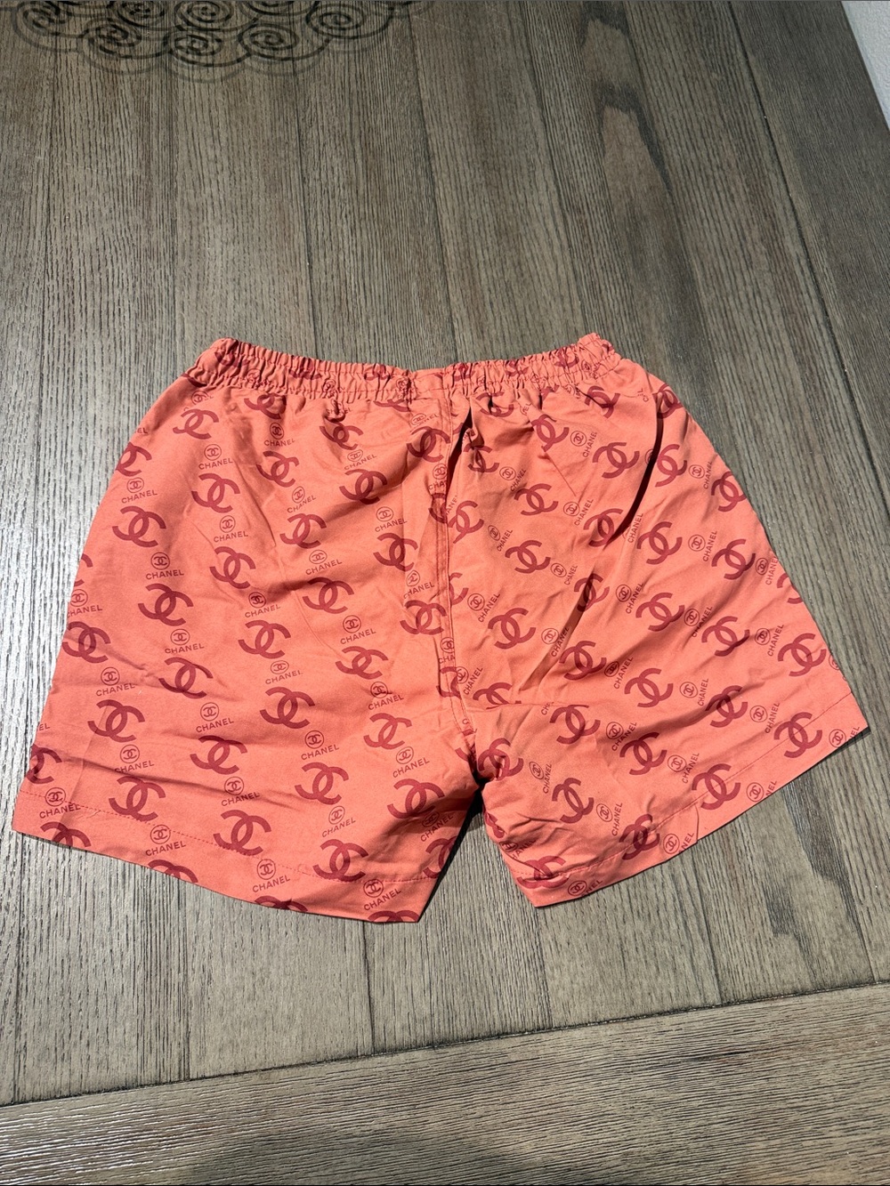 CHANEL Men’s Coral Logo Swim Trunks - Picture 5 of 5